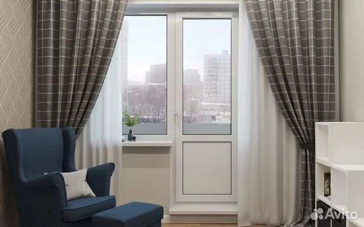 Пластиковые окна с установкой / Балконный блок