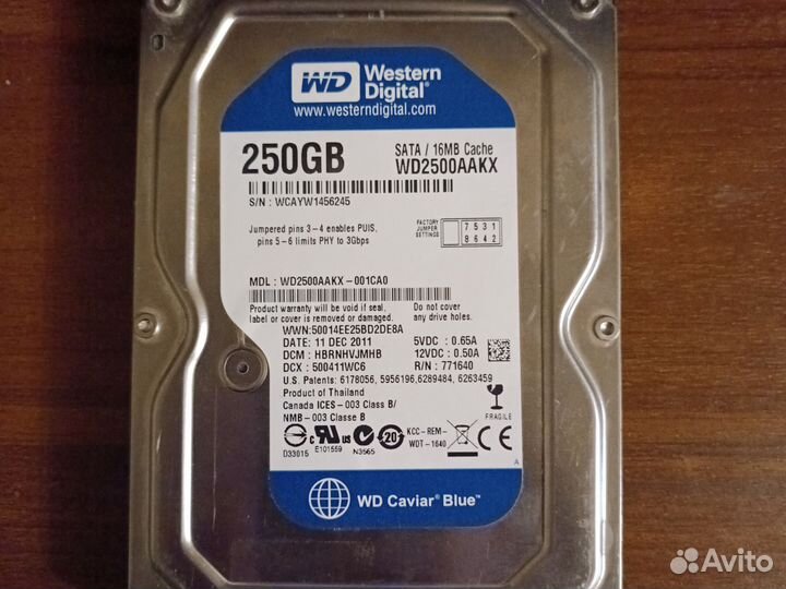 Жесткий диск SATA hdd 3.5
