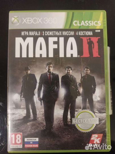 Игра для приставки xbox 360 Mafia II 2