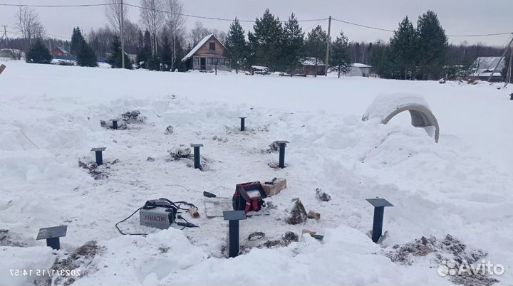 Винтовые сваи установка под ключ