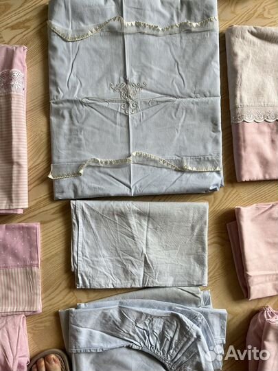 Постельное белье в детскую кроватку пакетом