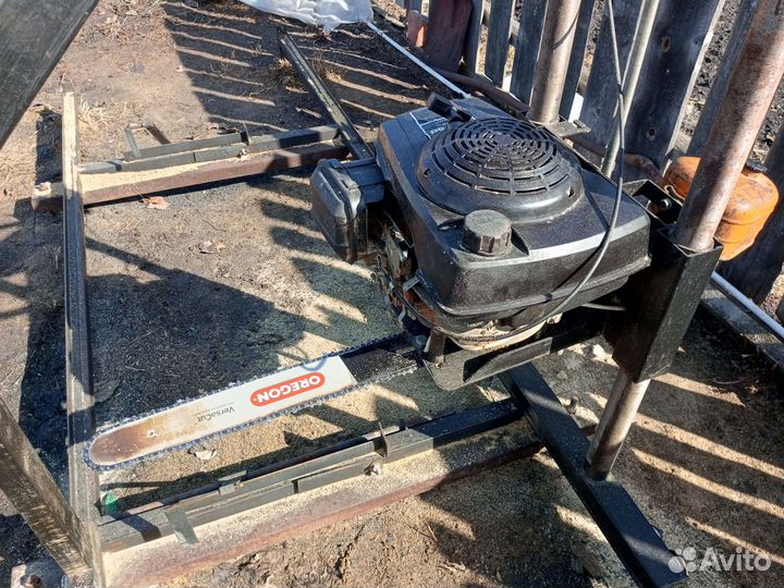 Бензиновая пилорама шинная