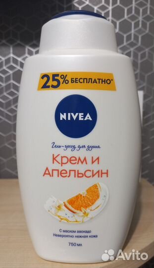 Гель для душа Nivea 750мл