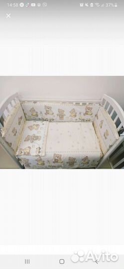 Бортики в детскую кроватку съемные