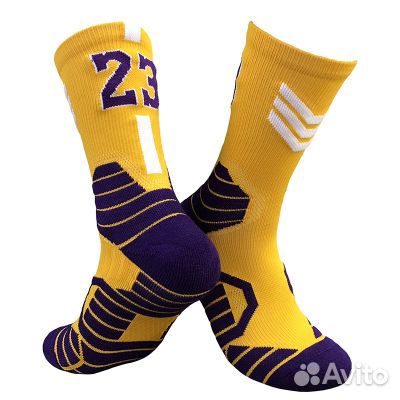 Баскетбольные носки Лейкерс