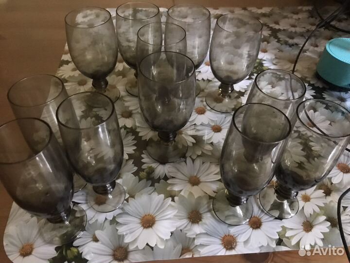 Финтажные бокалы СССР 12 шт