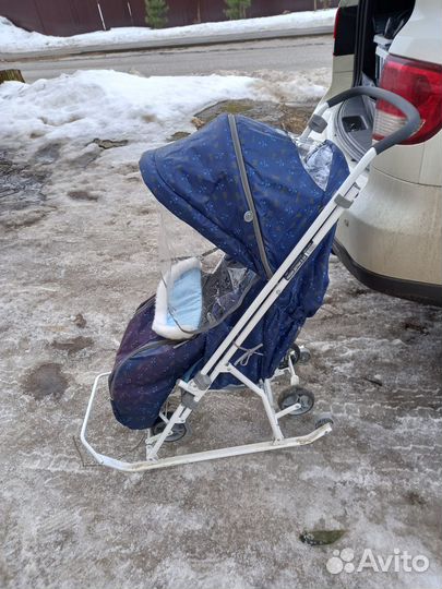 Санки коляска ника