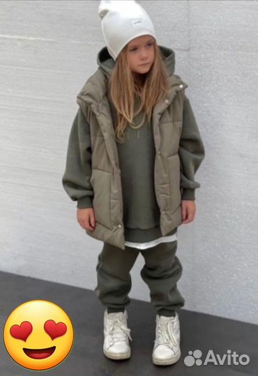 Костюм тройка на флисе