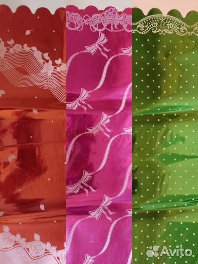 Пакет подарочный фольга 48*30