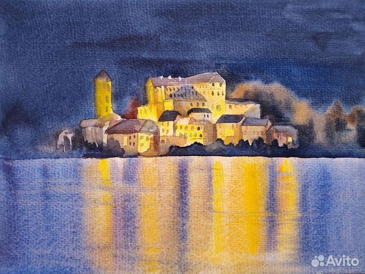 Картина акварелью 