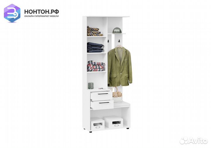 Прихожая Витра тип 1 белый ясень