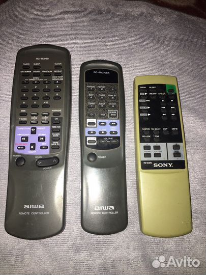 Пульты для Sony, Aiwa