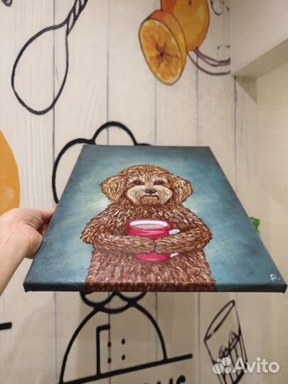 Картина Кучерявый кофе