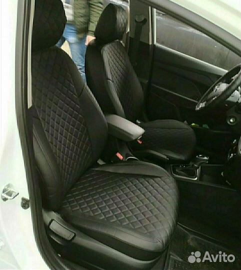 Чехлы на сидение KIA rio Hyundai Solaris