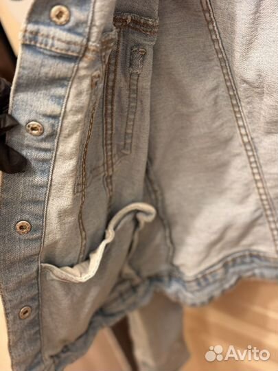 Джинсовая куртка bershka