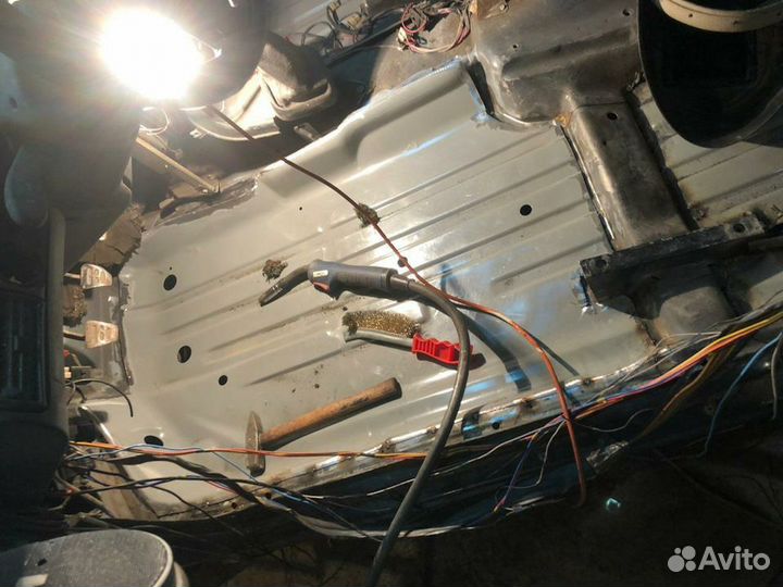 Переварка порогов и днища