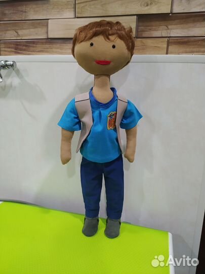 Текстильная игровая кукла