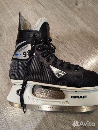 Коньки хоккейные Graf размер 37-38