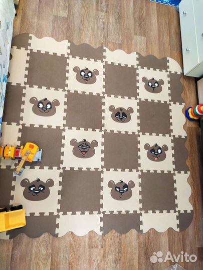 Детский Мягкий пол -пазл