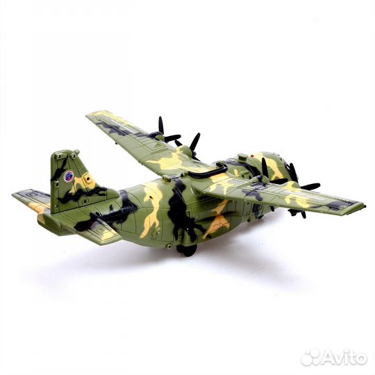 Самолёт Армия с солдатами (свет, звук)