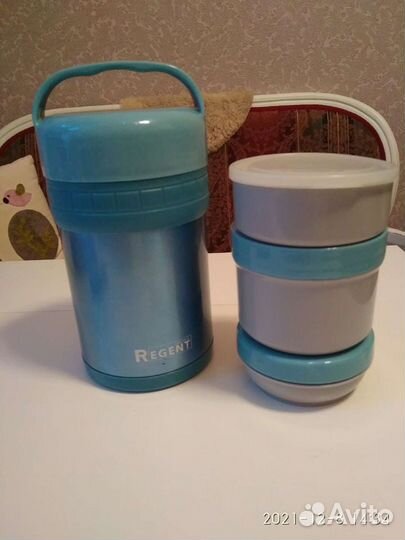 Термос Regent inox, ланч-бокс 1,5 л