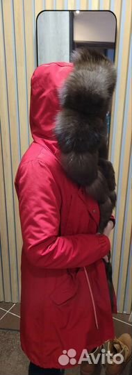 Парка с мехом кролика