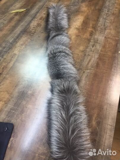 Опушка на капюшон чернобурка