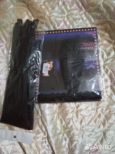 Перчатки и повязка на голову в стиле Гетсби