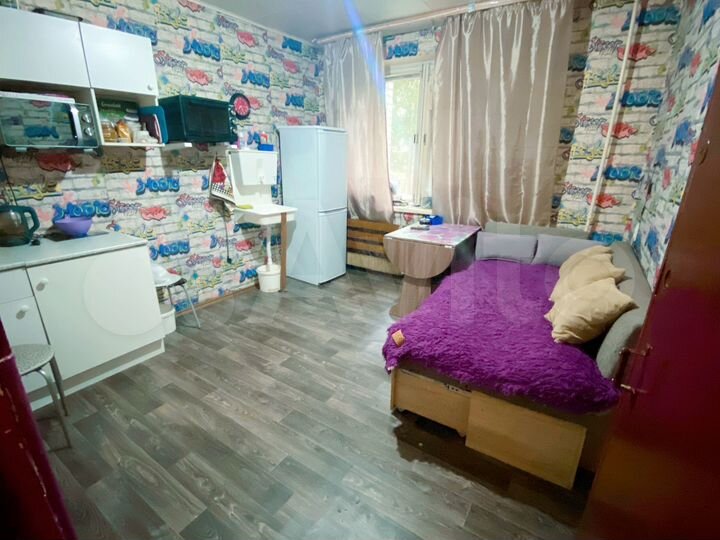 Комната 27,6 м² в 2-к., 1/9 эт.