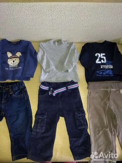 Вещи пакетом на мальчика с 8 мес до года