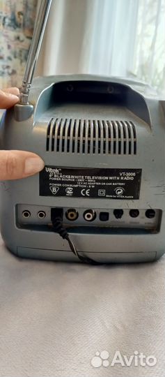Антикварный телевизор Vitek vt-3006. Автомобильный