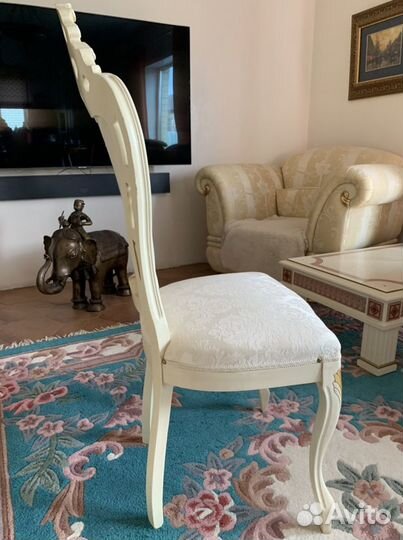 Стулья из массива дерева бу Италия