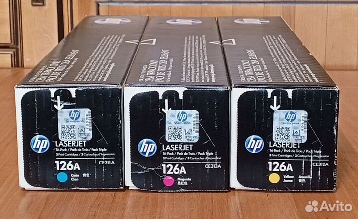 Оригинальные картриджи Hp 126a CE311 CE312 CE313