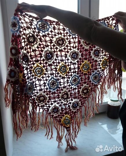 Шаль Шерстяная oggi Треугольная 105x155 см