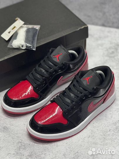 Кроссовки Nike Air Jordan 1 Low 'OG Bred' (Арт.91658)