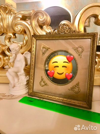 Антикварная французская Рамка фоторамка для фото