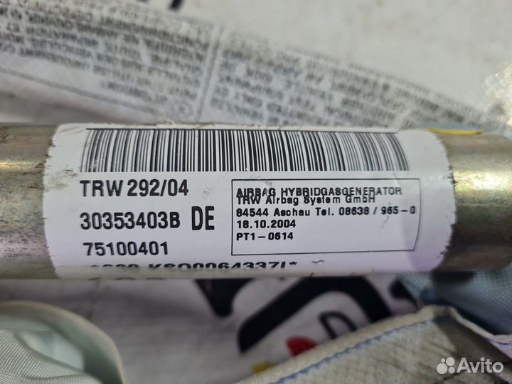 Подушка airbag шторка левая Audi A6 C6 AUK 2007