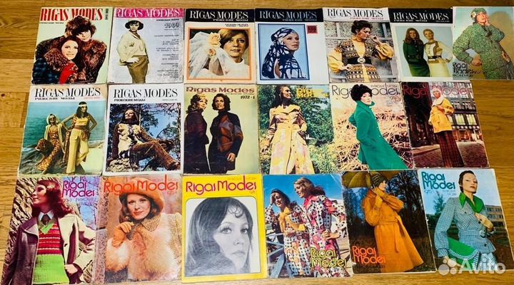 Ретро журналы Рижские моды и Banga с выкр1950-80-х