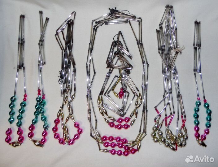 Разные елочные игрушки СССР