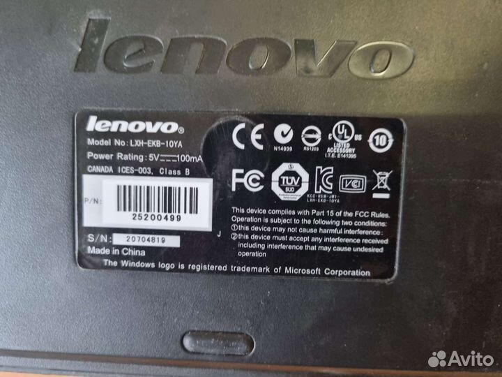 Клавиатура Lenovo