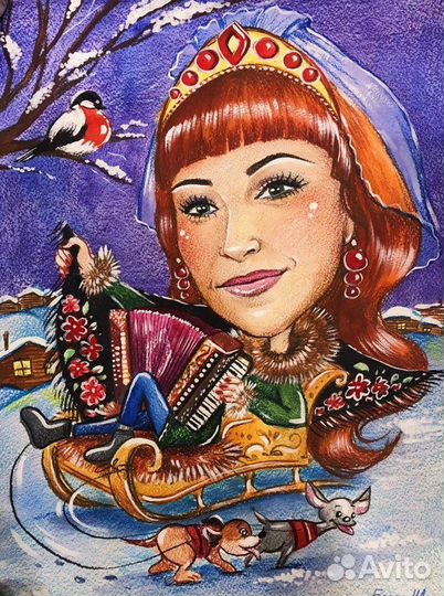 Шаржи на заказ по фото