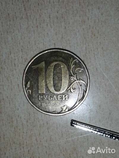 Монета 10 2012 год ммд
