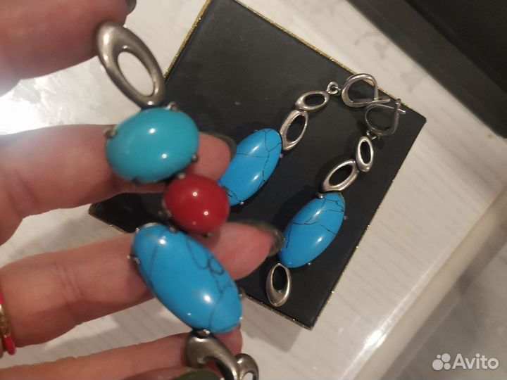 Серьги и подвеска