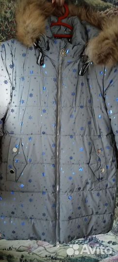 Пуховик на девочку светоотражающий