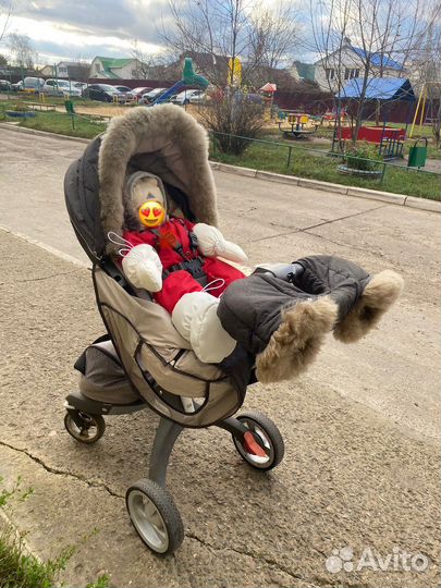 Коляска stokke xplory v4 2 в 1