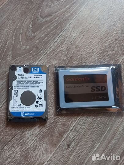 Продам SSD и жесткий диск