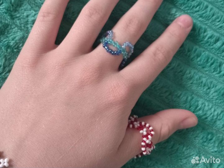 Кольца из бисера