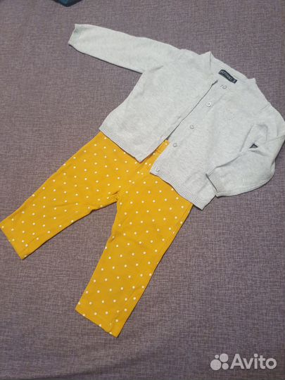 Пакет вещей на девочку 30+ предметов. Рост 74-80