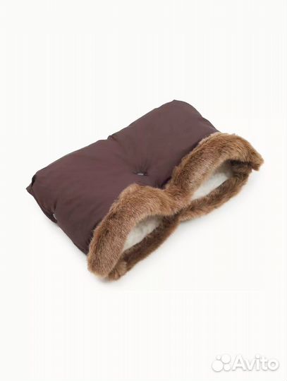 Муфта для коляски коричневая