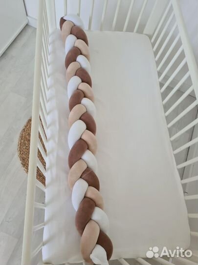 Бортики в детскую кроватку и коса